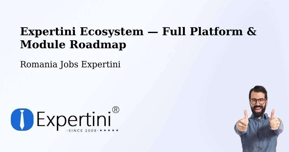 Expertini Ecosystem — Full Platform & Module Roadmap – Nadăș